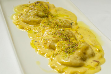 Italian ravioli with cheese