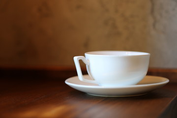 Cup of cofee. Close up