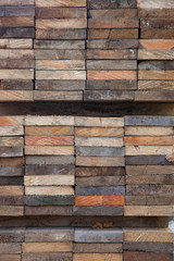 Textured Backgrounds: Stack of Wooden Planks, vertical backdrop