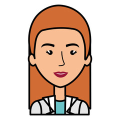 Professional woman of health vector illustration design