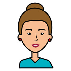 surgeon Professional woman of health vector illustration design