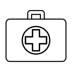 medical kit isolated icon vector illustration design