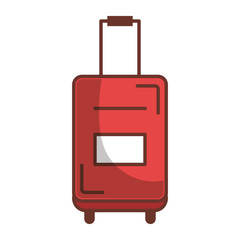 suitcase travel isolated icon vector illustration design vector illustration design