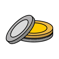 dishes icon over white background vector illustration