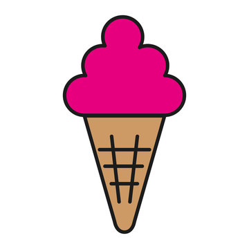 ice cream isolated icon vector illustration design