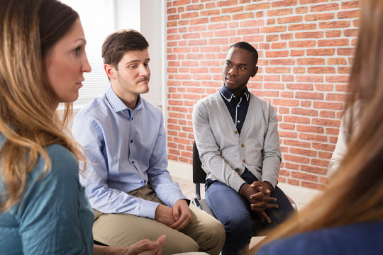 Friends Comforting Their Sad Friend