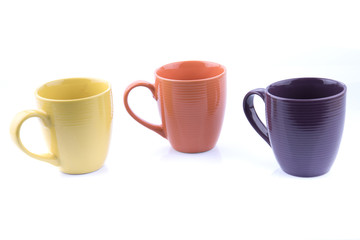 Isolated Three Colour Mug