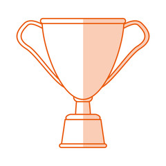 monocromatic cup trophy design