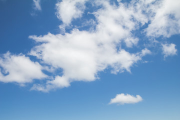 Fototapeta premium Clear blue sky background