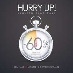 HURRY UP SALES, LIMITED TIME OFFERS AND DISCOUNTS