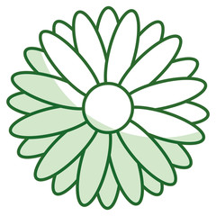 cute sunflower isolated icon vector illustration design