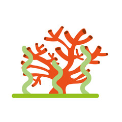 marine coral sealife icon vector illustration design