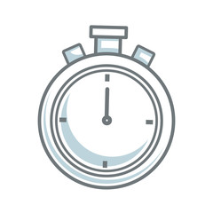 chronometer stopwatch competition time concept vector illustration