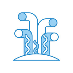 marine coral sealife icon vector illustration design