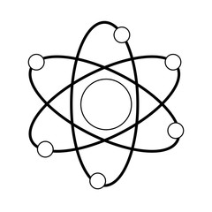 atom molecule biology science structure vector illustration