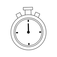 chronometer stopwatch competition time concept vector illustration