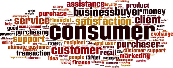 Consumer word cloud