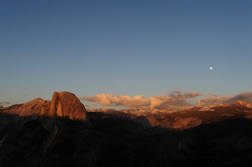 Sunset Over Half Dome