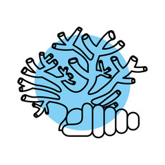 marine snail isolated icon vector illustration design