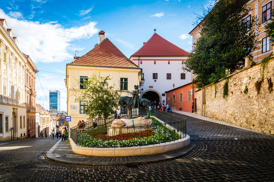 Fototapeta Zagreb capital city of Croatia in summer 