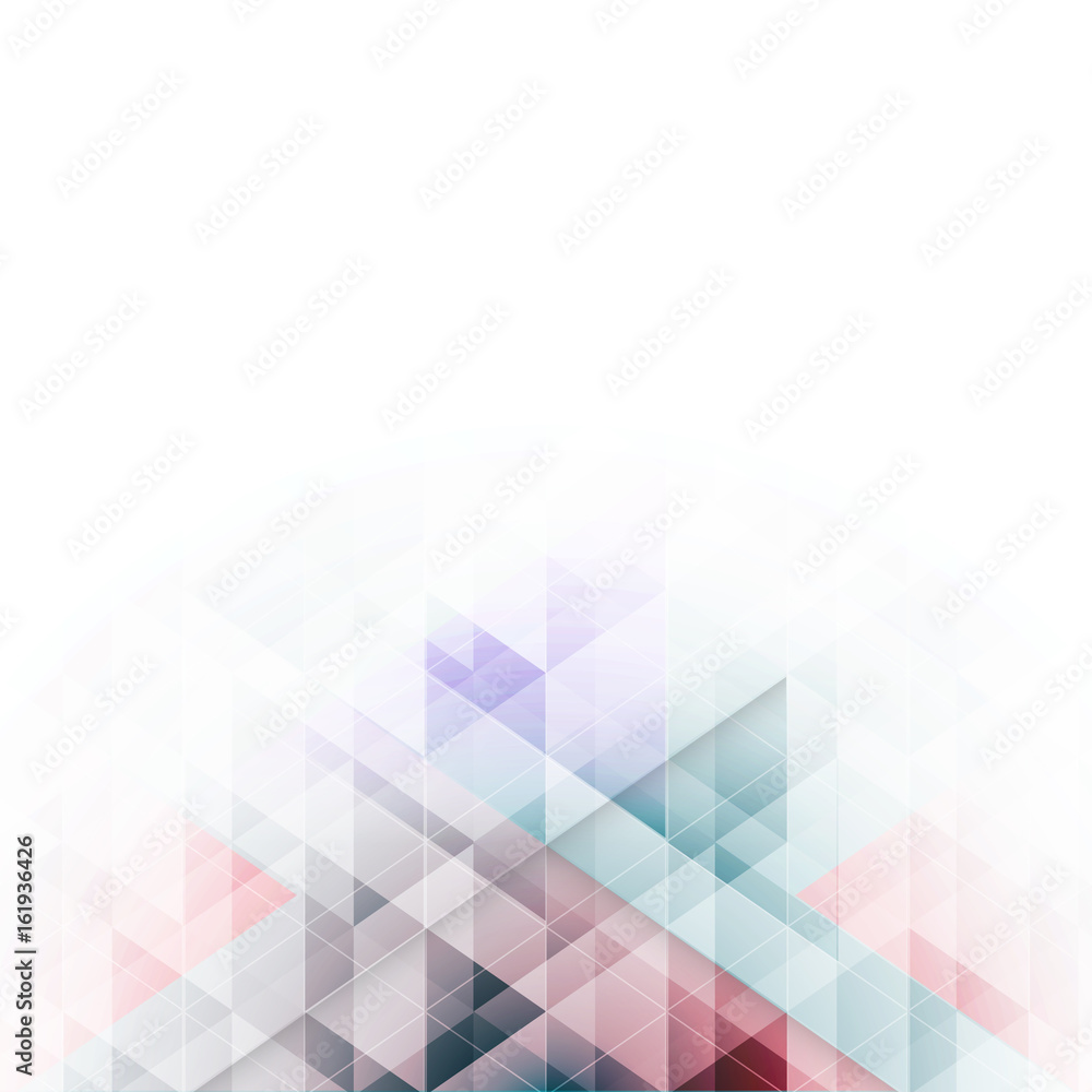 Poster colorful triangles design. abstract vector background with geometric pattern.