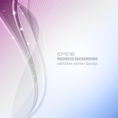 Abstract wavy vector background with glitter. Business background.