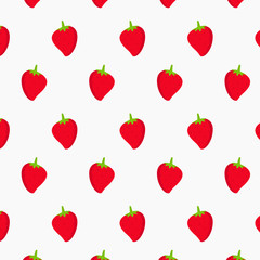strawberry pattern vector design