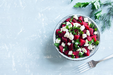 Beet and Feta Cheese Salad
