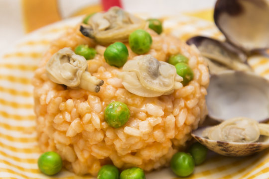 seafood risotto.