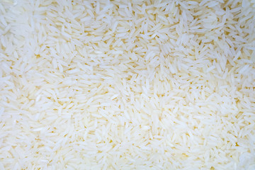 basmati rice, isolated on a white background