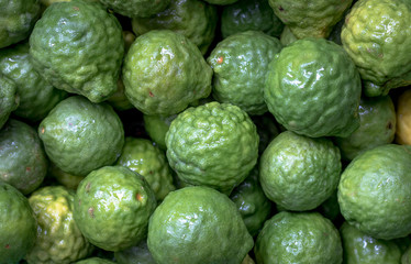 Group of Kaffir lime, Fresh Kaffir lime