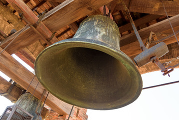 old bell in the bell tower - 161939492