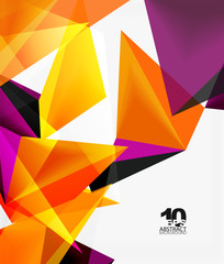 3d triangles geometric vector