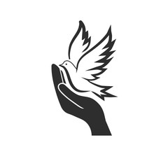 Dove hand
