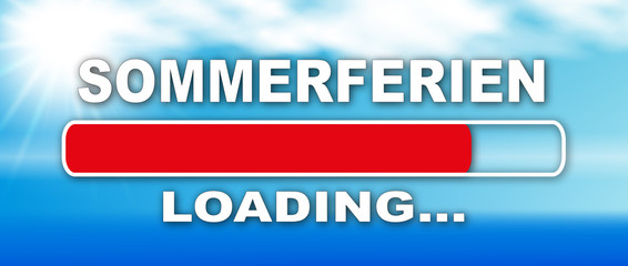 Fototapeta premium Sommerferien, Urlaub
