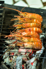 Grilled shrimps