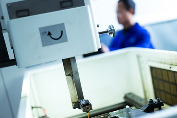 digital control machine in factory