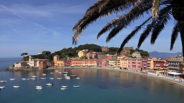 The Silent Bay in Sestri Levante, Liguria, Italy
