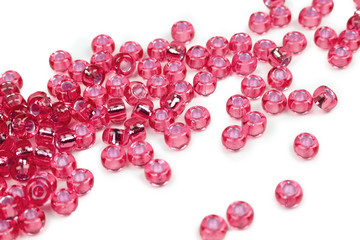 Colored seed beads