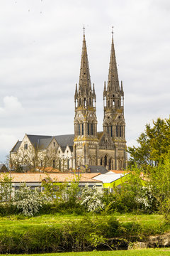 Eglise de la Sainte Trinité. Machecoul, Loire atlantique. Pays de Loire