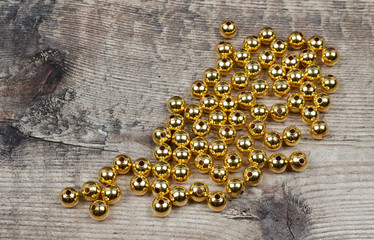 Metal spacers golden color