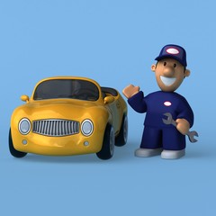 Mechanic - 3D Illustration