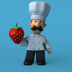 Fun chef - 3D Illustration