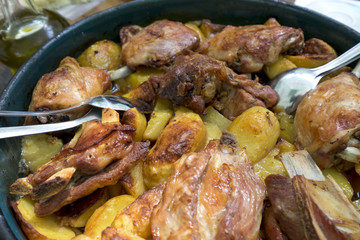 Traditional Croatian dish peka