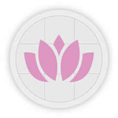 Icon Schaltfläche - Lotus