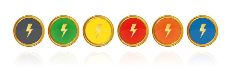 Blitz - Goldene Buttons
