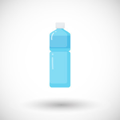 Bottle of water vector flat icon