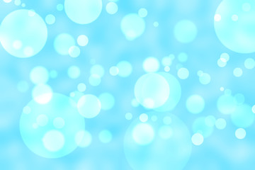 Blue blurred abstract bokeh background