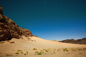 Fototapeta na wymiar Night in Desert