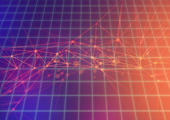 ai brain system data connecting to analysis , light internet social network background, illustration of global web with link to electric information, cyber with group of security, hacker online to net